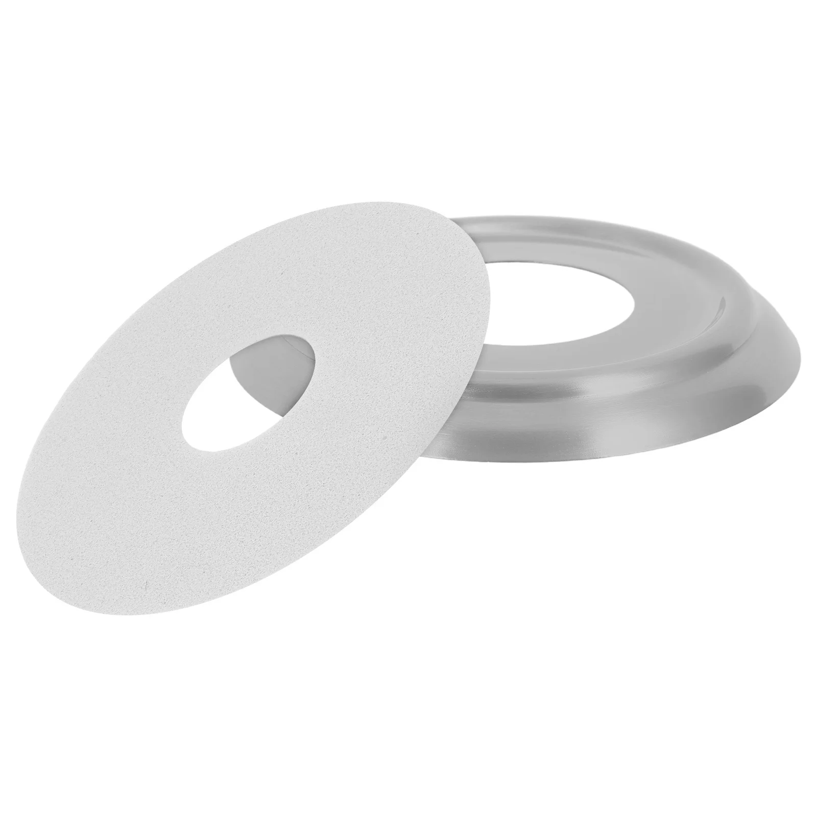 

1Set Metal Tub Spout Cover Ring Stainless Steel Wall Plate Cover Bathroom Tub Spout Trim Plate Splash Protection