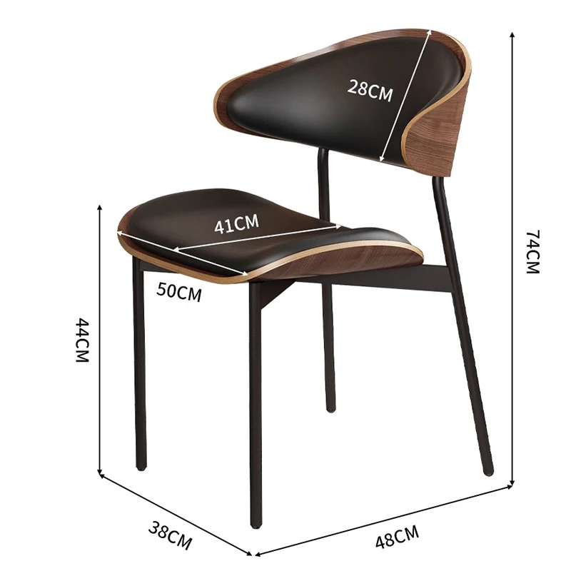 Juego de 2 sillas de comedor Premium, diseño ergonómico, sillas de comedor nórdicas modernas, Chaise Salle A Manger de cocina de lujo, muebles para el hogar