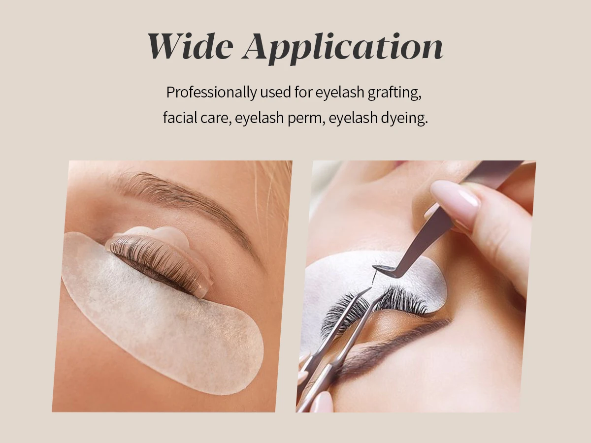 50/100 Pairs Wimpern Pad Gel Patch Unter Augen Gel Pads Wimpern Verlängerung Papier Patches Auge Tipps Aufkleber Wraps Make-Up-Tools – Detail 3