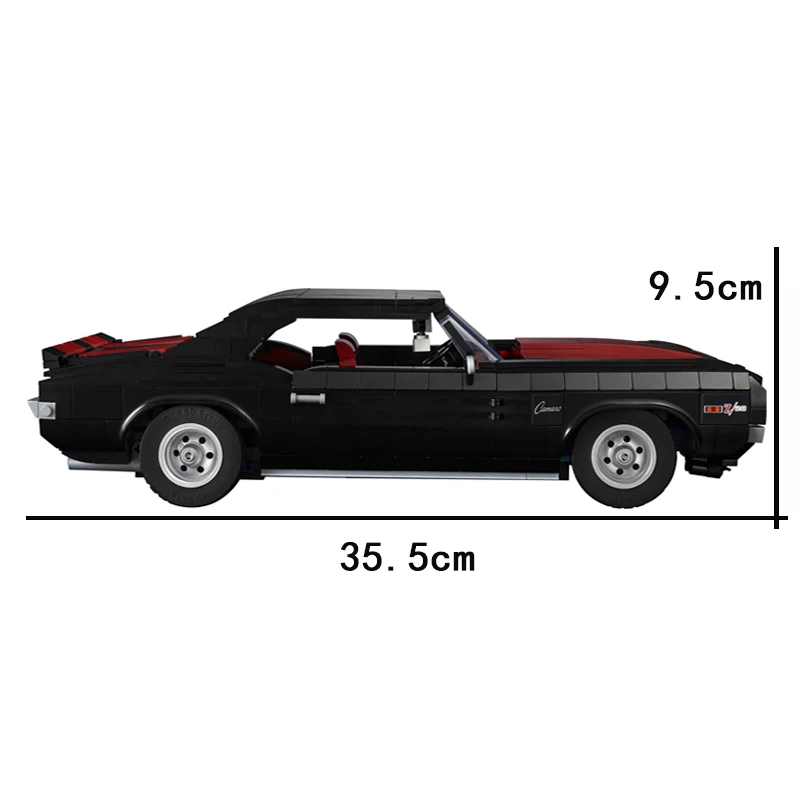 IN STOCK 1969 Retro Muscle Car Camaro Z28 Building Blocks Model 10304 City Sports Car Bricks Toys for Boys Christmas Gift Set