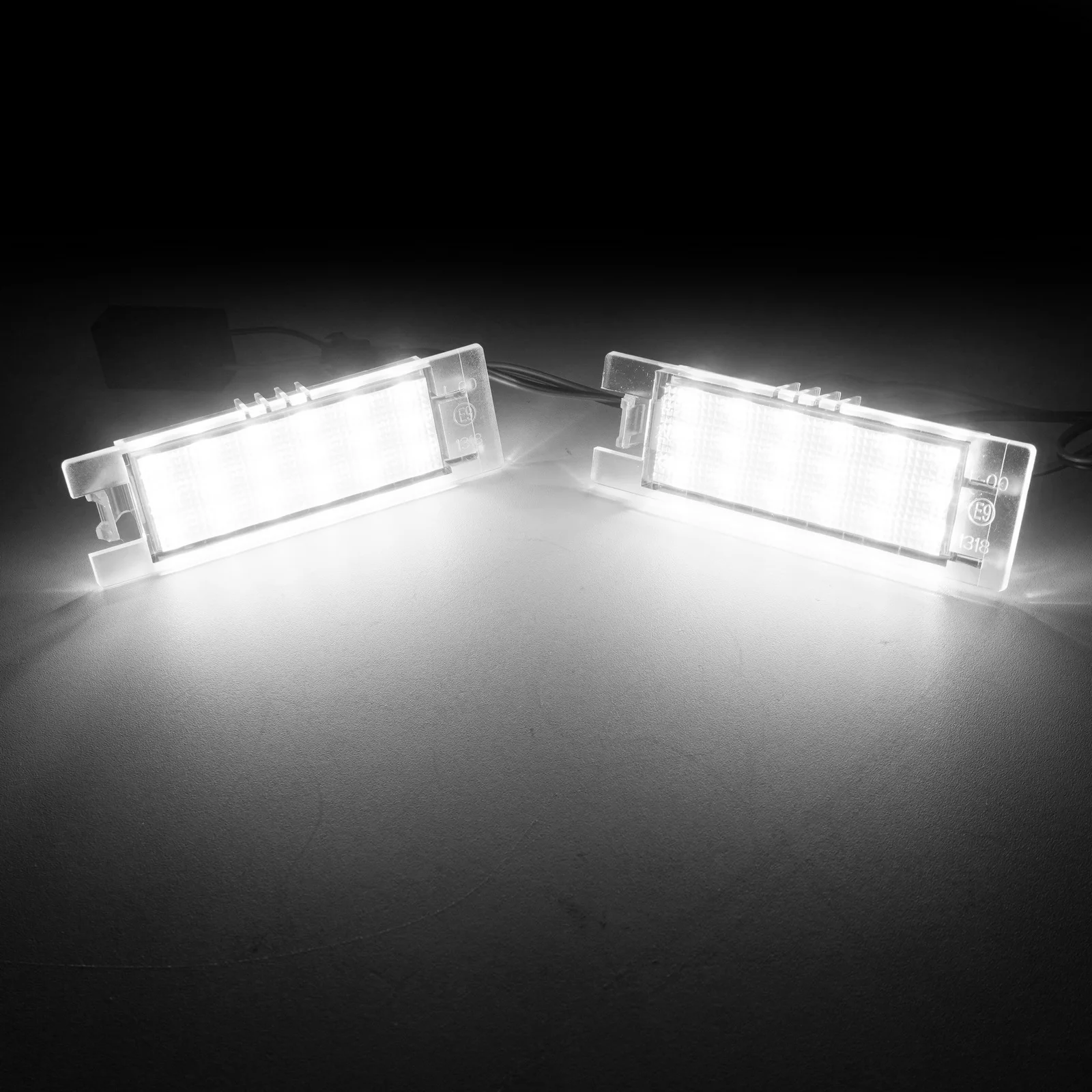 ANGRONG 2x LED CANBUS License Number Plate Light For Vauxhall Opel Astra H J Corsa C D Insignia Meriva - view 2