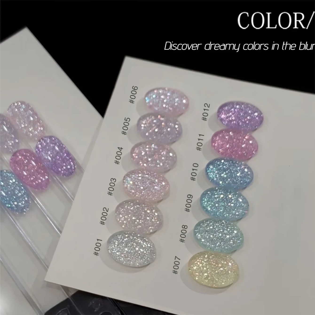 

MIANEL 2026 Fairy Dream Diamond Crushed Series Gel Polish - Super Sparkling Iridescent Professional Nail Gel for Manicures