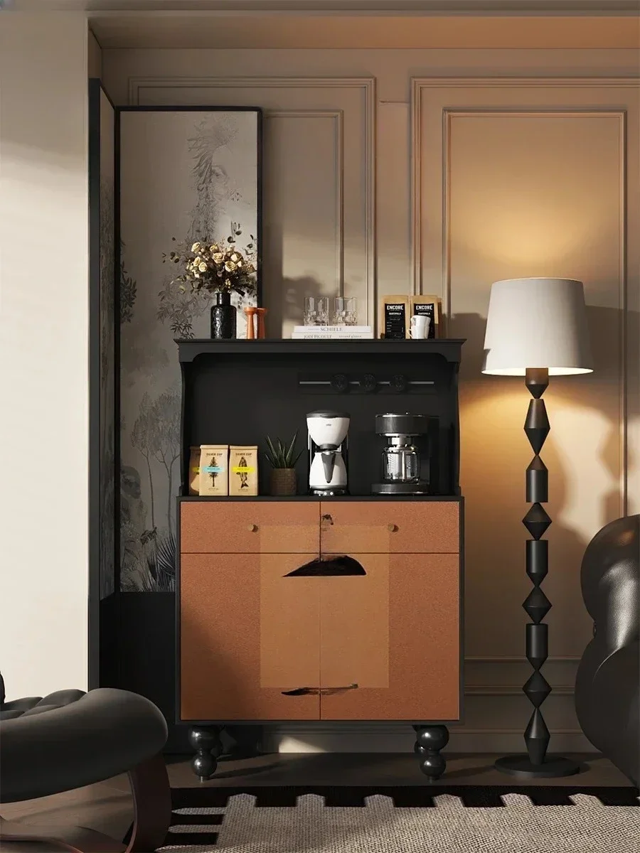 A  mobili per il soggiorno Chinese classical dining side solid wood tea cabinet living room wall integrated side cabinet storage