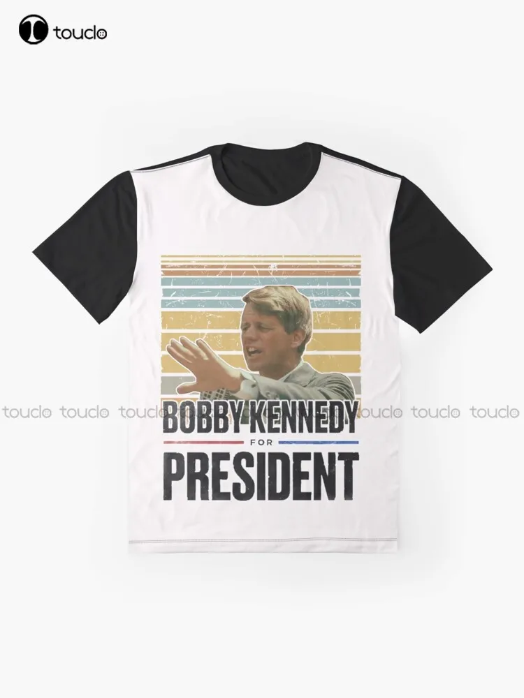 Robert Kennedy For President Classic Graphic T-Shirt Custom Aldult Teen Unisex Digital Printing Tee Shirts Christmas Gift Xs-5Xl