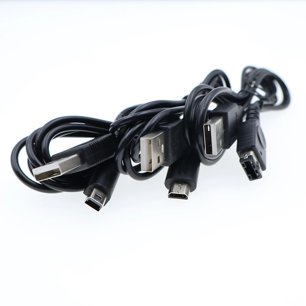 2/5PCS USB Data Charger Charging Power Cable Cord For NDSL NDSi 3DS New 3DS XL LL NDS GBA SP Game Console