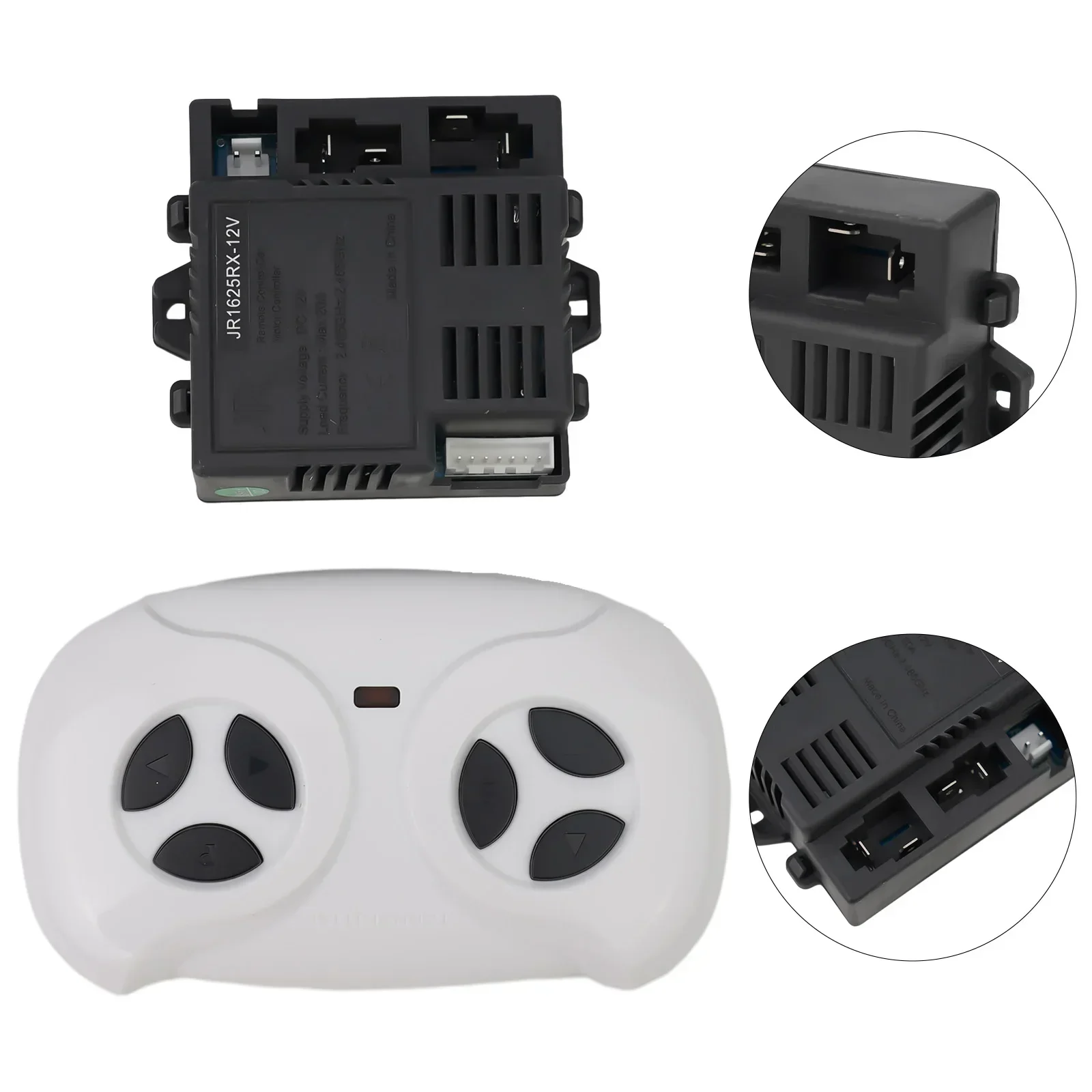 Image of JR1625RX-12V Empfänger Fernbedienung Hochwertige Fernbedienung Empfänger Komplettset für Kinder Elektroauto 2,4G Sender