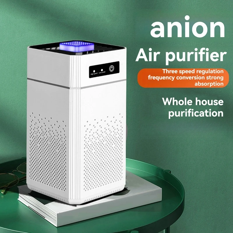 ABJI-Air Purifier Negative Ion Sterilizatio N Formaldehyde Removal Filter USB Portable Intelligent Silent Deodorizer