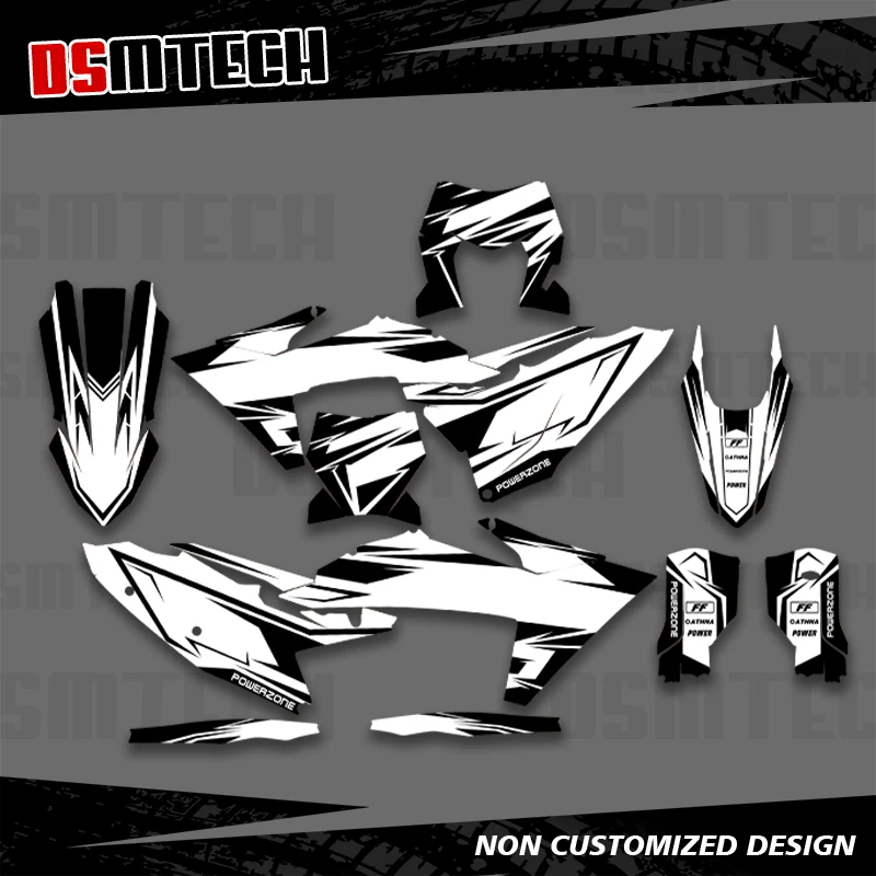 

DSMTECH для KTM SX SXF XC XCF 250 300 350 450 2023 2024 2025 EXC EXCF XCW 2024 2025 2026 Графические наклейки Наклейка Фон 007