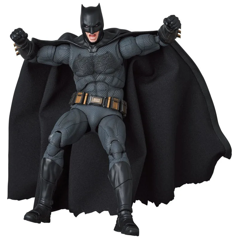 In Stock Original Medicom Toy Mafex (No.222) Zack Snyder's Justice League Batman Bruce Wayne Anime Figure Action Figure Model