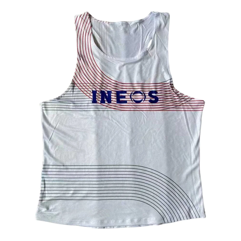 Athletics Tank Top Runnning Speed Fitness Shirt Guys Sleeveless Mens Clothing Athlete Track Field Singlet Run Vest Customization