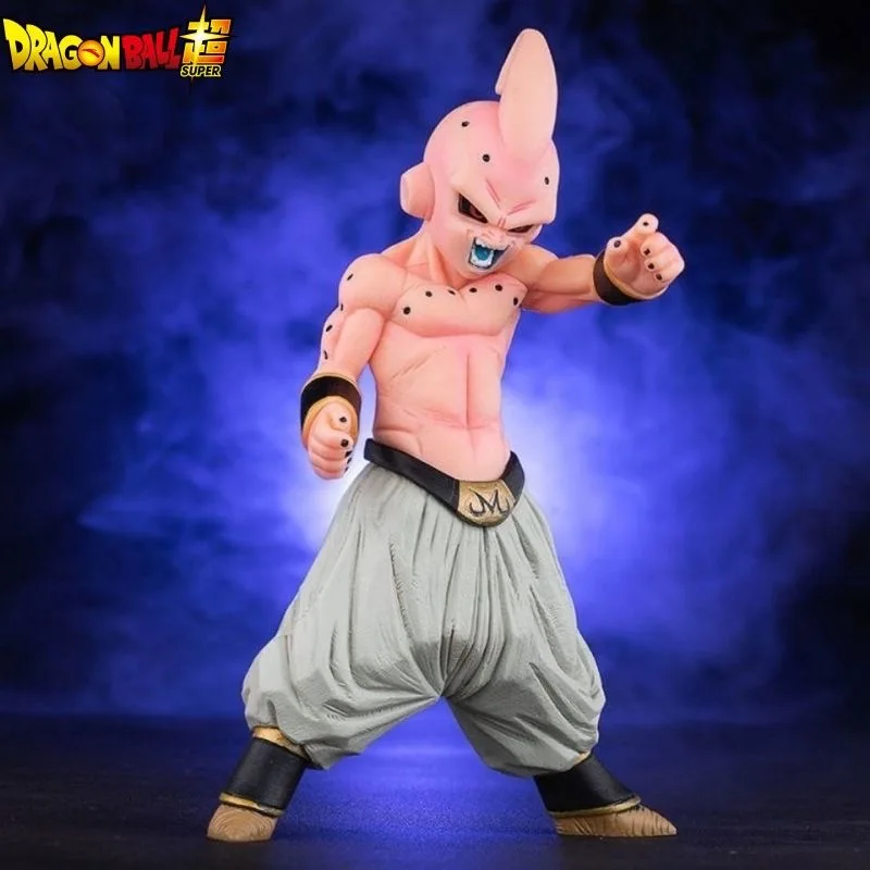 Anime Dragon Ball Super Saiyan Evil Majin Buu Action Figure Desktop Ornament Movable Collect Model Toys Festival Gift Decoration