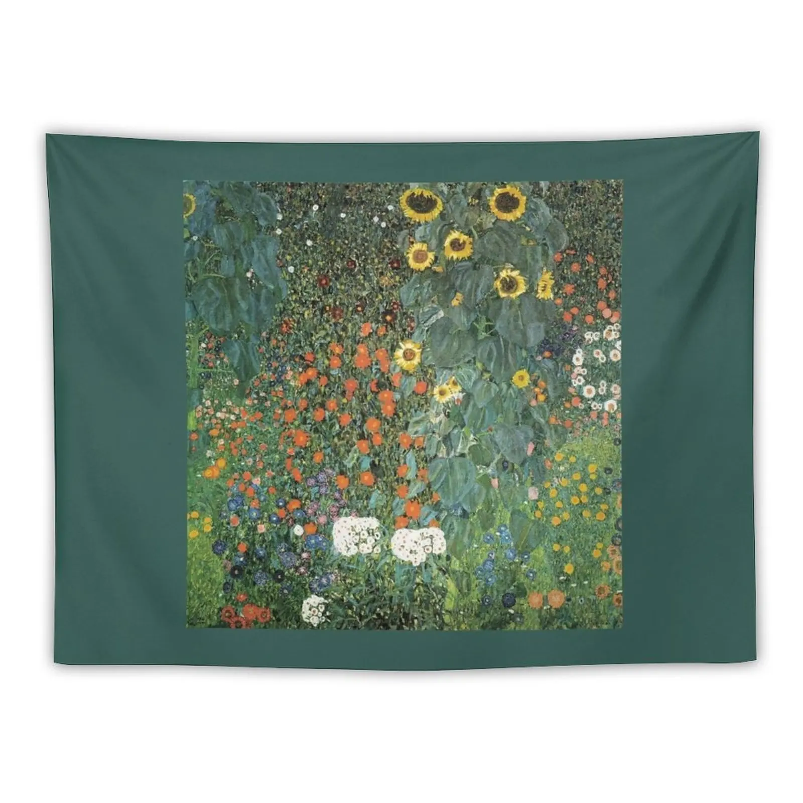 

New Gustav Klimt - The Sunflower Tapestry Home Decoration Cute Room Things Wall Hanging Room Aesthetic Decor