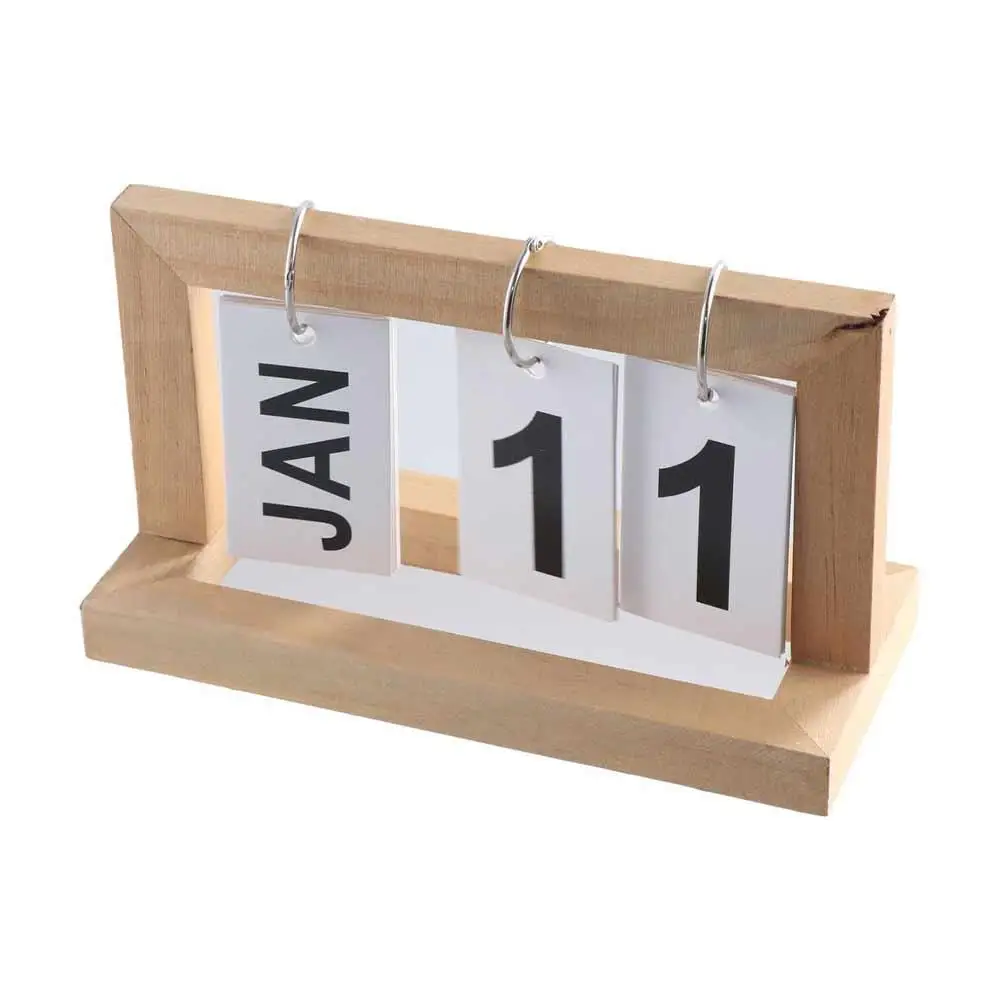 

Desktop Decor Monthly Daily Stationery Desktop Ornament Turning Calendar Desk Calendar Flipping Calendar Page-turning Calendar