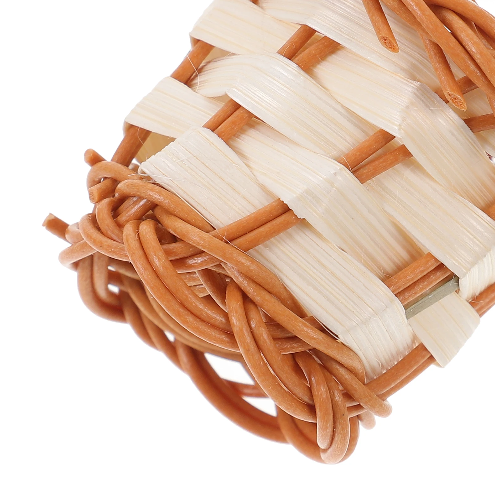 

6 Pcs Mini Braided Basket Desktop Woven Tiny Picnic Small Baskets Craft Flower Rustic Food