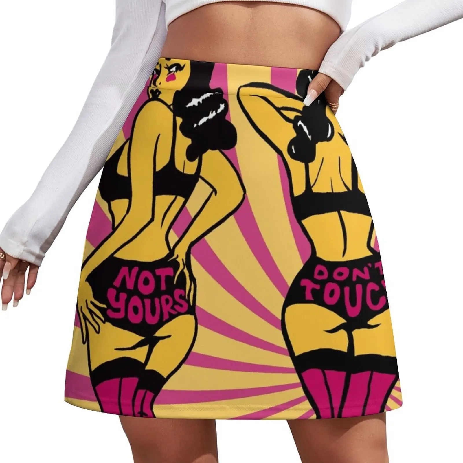 

Not Yours, Don't Touch Mini Skirt korean style women clothing women clothing 2026 new arrivals skirts for women 2026
