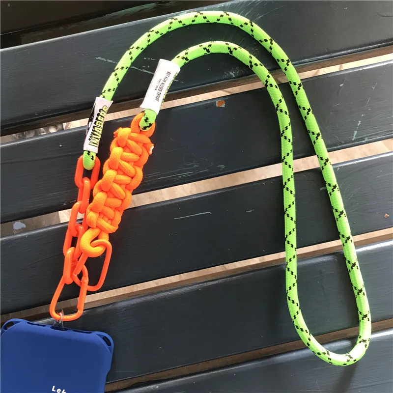 Colorful Woven Crossbody Mobile Phone Lanyard Strap Rope Sports Outdoor Universal Phone Case Anti-Lost Lanyard