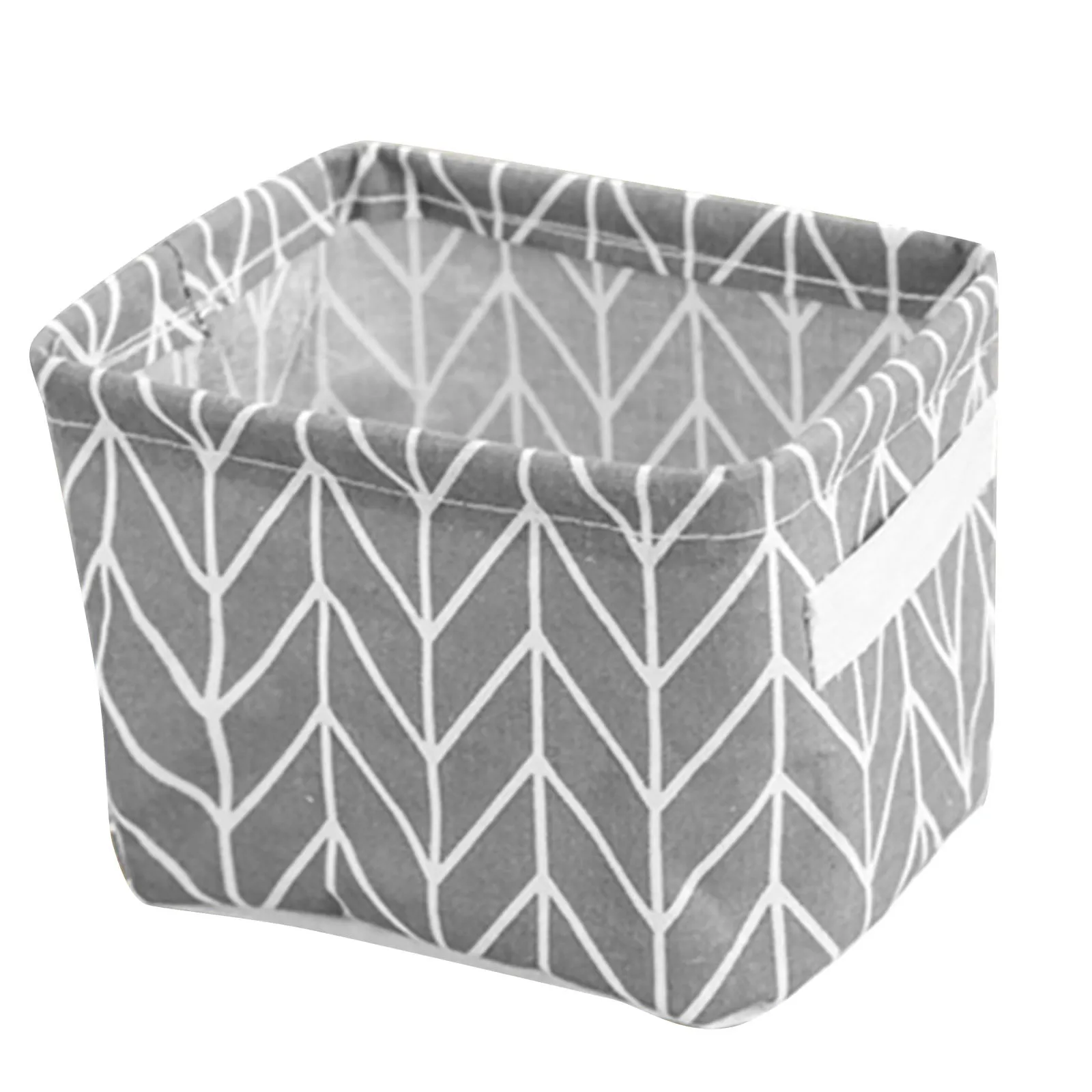 Rectangular Fabric Storage Basket Foldable Cloth Organizer Bin Collapsible Storage Box for Home Sundries Toy Clothes