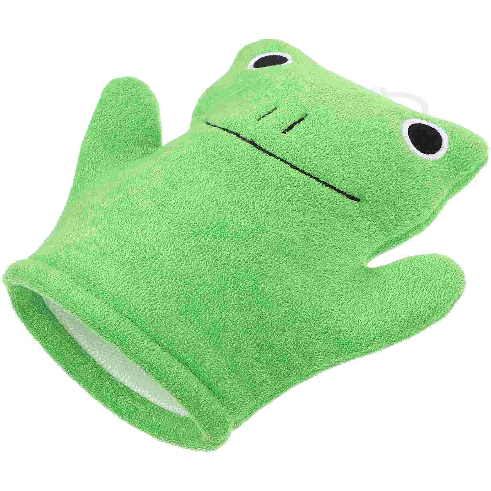 

Cute Bath Towel Exfoliating Mittens Skin Cleaning Supplies Shower Glove for Bathing Gloves