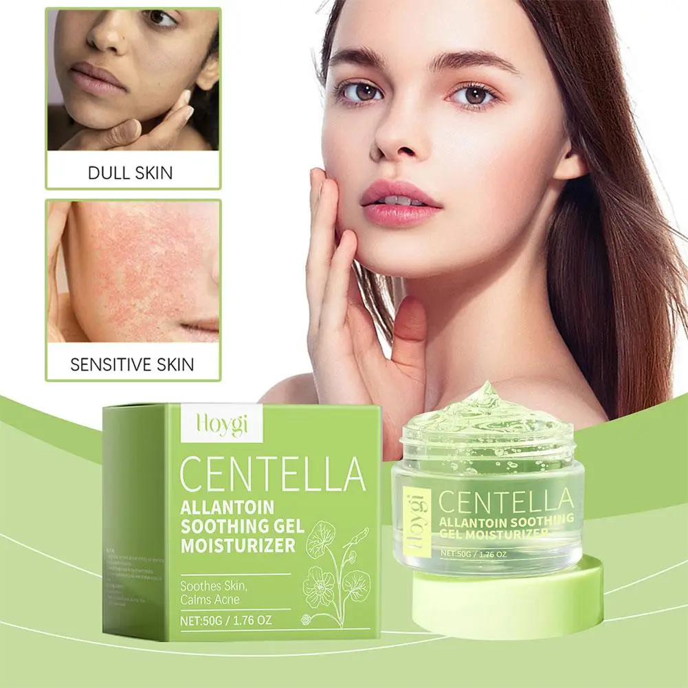 

NEW 50g Centella Allantoin Soothing Gel Moisturizing Brightening Anti-aging Essence Lotion Calming Repairing For All Skin S7E5