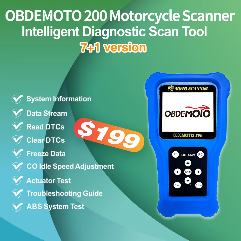 EMOTO-200  Diagnostic Scanner For Motorbike Japan Brands for honda for  for suzuki for 2