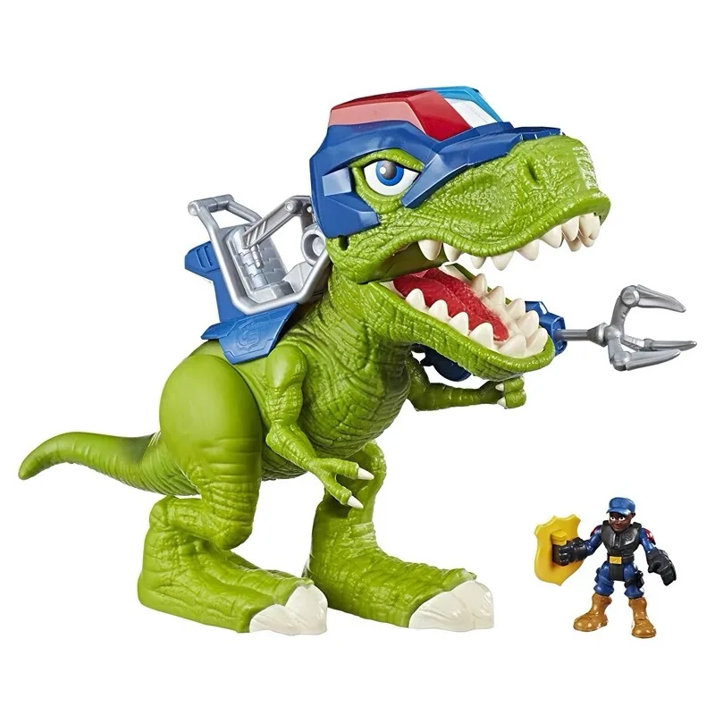 

Моделирование электрического звука, свет, спасательная команда, T-Rex SWAT, пламя, дракон, динозавр, фигурка, настольная аниме-модель, игрушки, фигурки, подарок