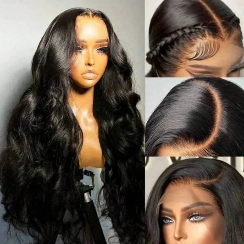 

250% Density 13x6 Lace Front Wig Human Hair Body Wave Transparent Brazilian Virgin 13x4 Human Hair Wig For Women Natural Looking