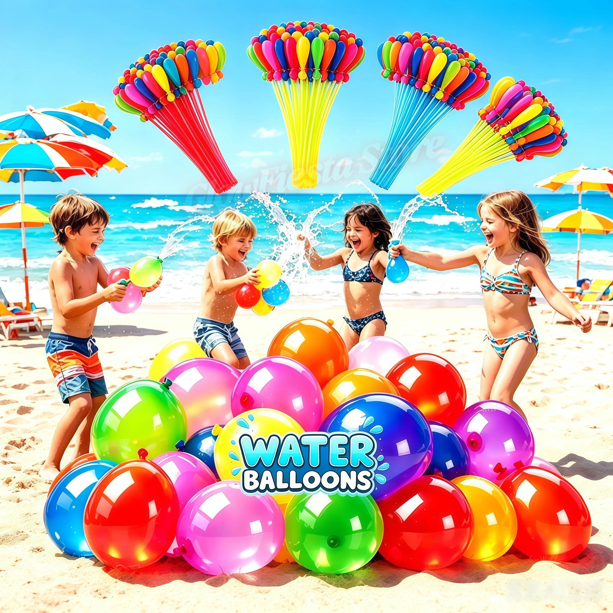 111 ballons d'eau à remplissag - Quick Games Party avis et prix