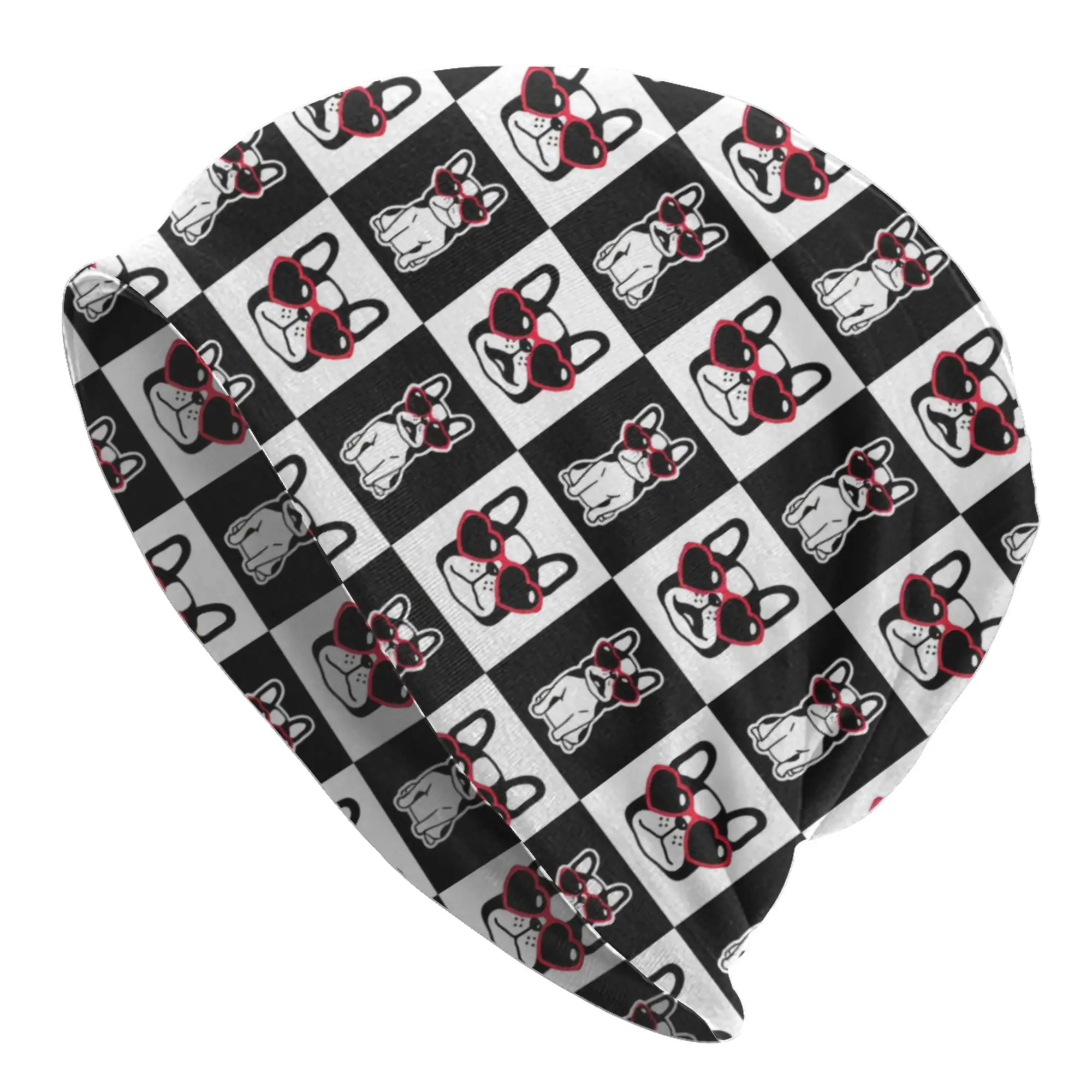French Bulldog  Skullies Beanies Caps Men Women Unisex Hip Hop Winter Warm Knit Hat Adult Frenchies Dog Pet Gift  Bonnet Hats