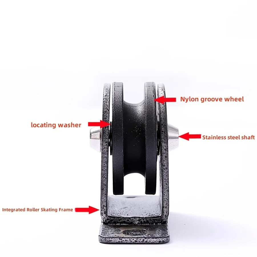 Silent fixed pulley, lifting sheave, ground pulley, wire rope guide pulley, steel pulley, fixed bearing pulley
