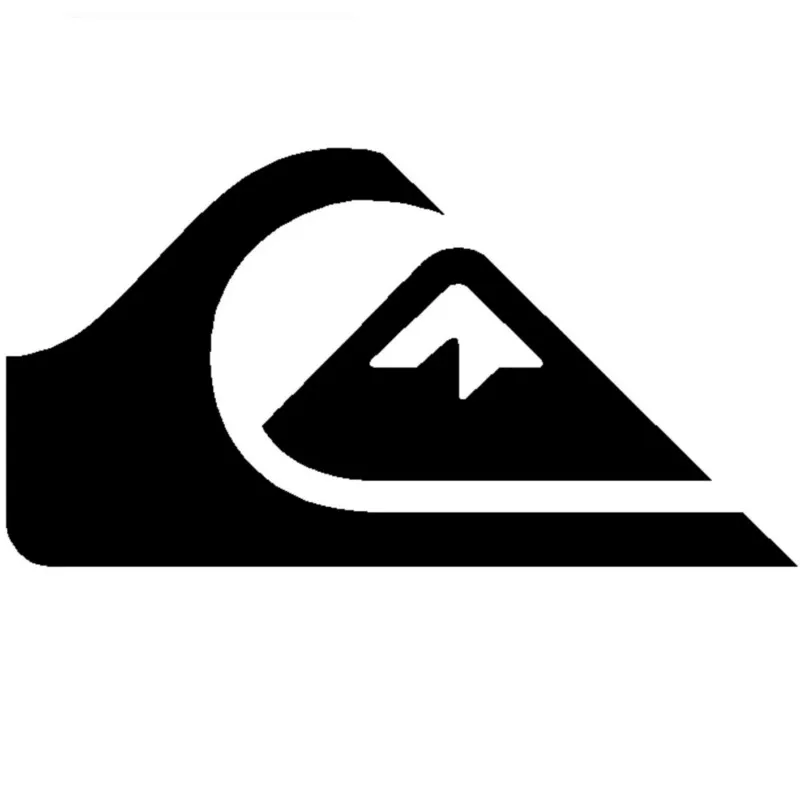 Autocollant en vinyle avec logo Quiksilver Surf, 6x3 pouces, pour planche de surf, ordinateur portable, fenêtre