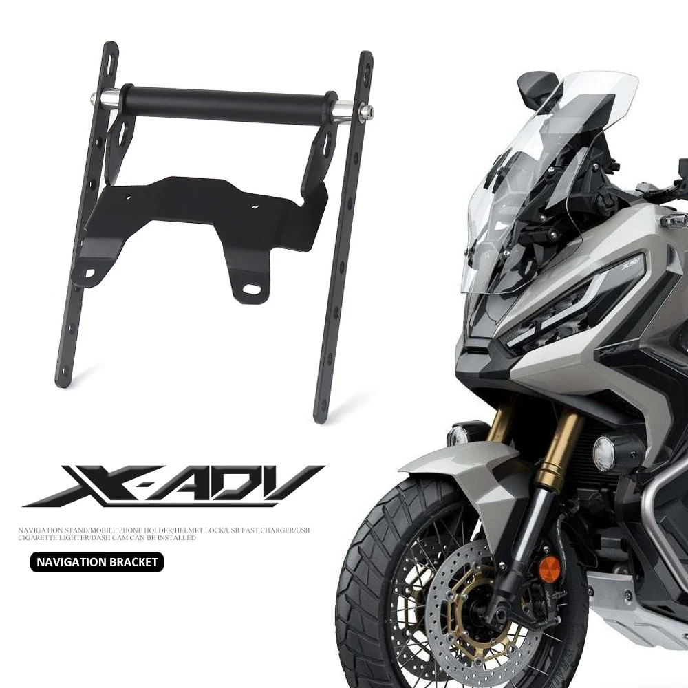 

Для Honda XADV750 X-ADV750 XADV 750 X-ADV 750 2021-2024 аксессуары для мотоциклов, держатель для телефона, подставка, кронштейн для GPS-навигационной пластины