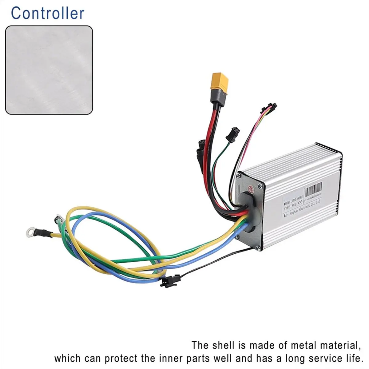 

Y702A-Rear Wheel Main Controller Only for 60V Electric Scooter 60V Main Controller Replacement Accessorie Parts