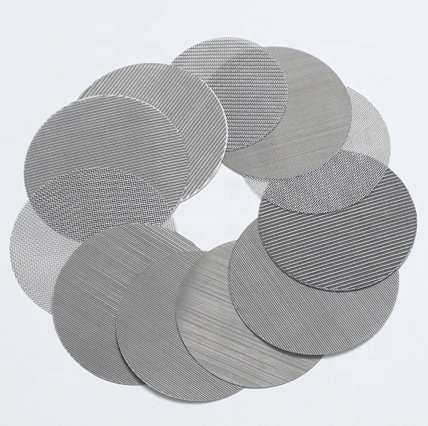 10mm 15mm 20 30mm 40mm Stainless Steel Edge Wrapped 304 Round Filter Disc