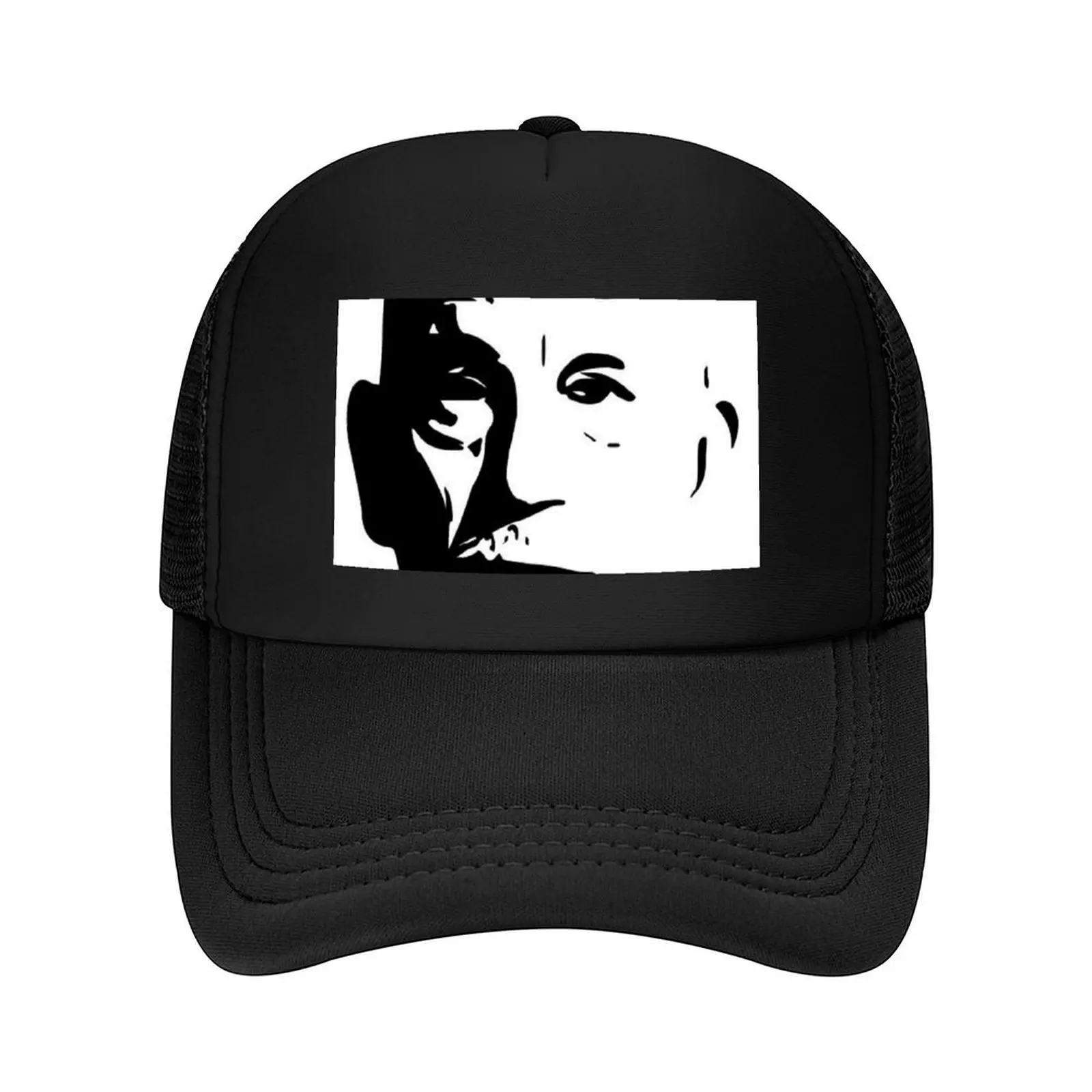 

John Malkovich Stencil Artwork Baseball Cap Rave sun hat dad hat tea Hat Female Men's