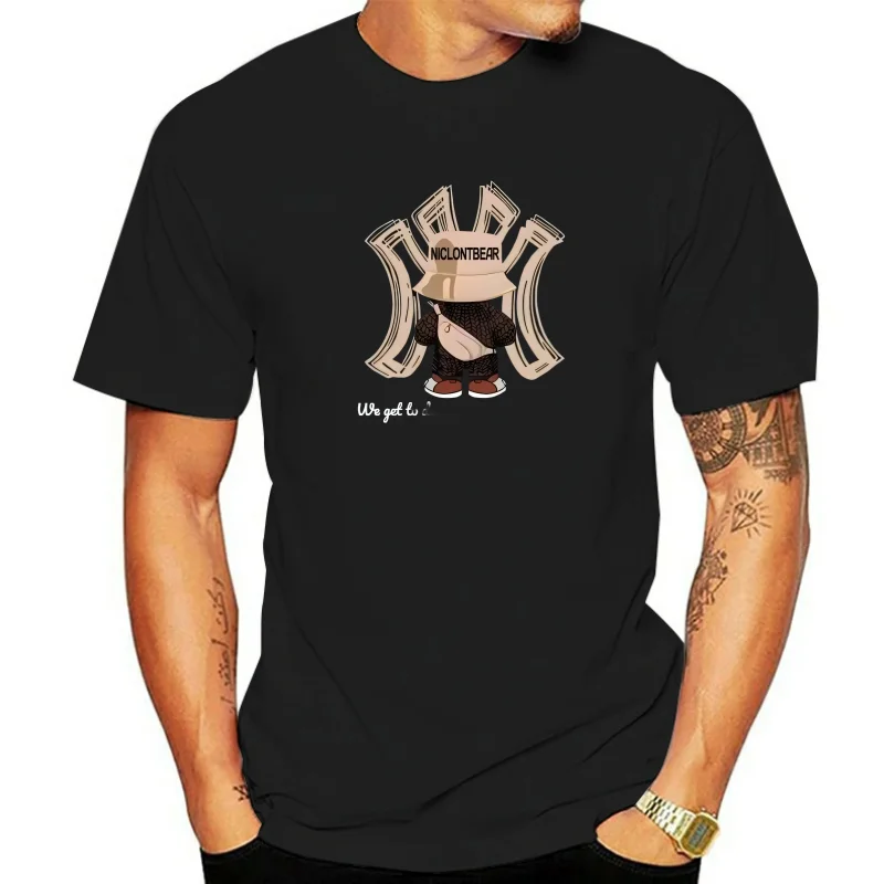 

2025 Summer New Korean Men's and Women's High Quality Casual Crew-neck Printed Short Sleeve Light Luxury Lovely T-shirt Top