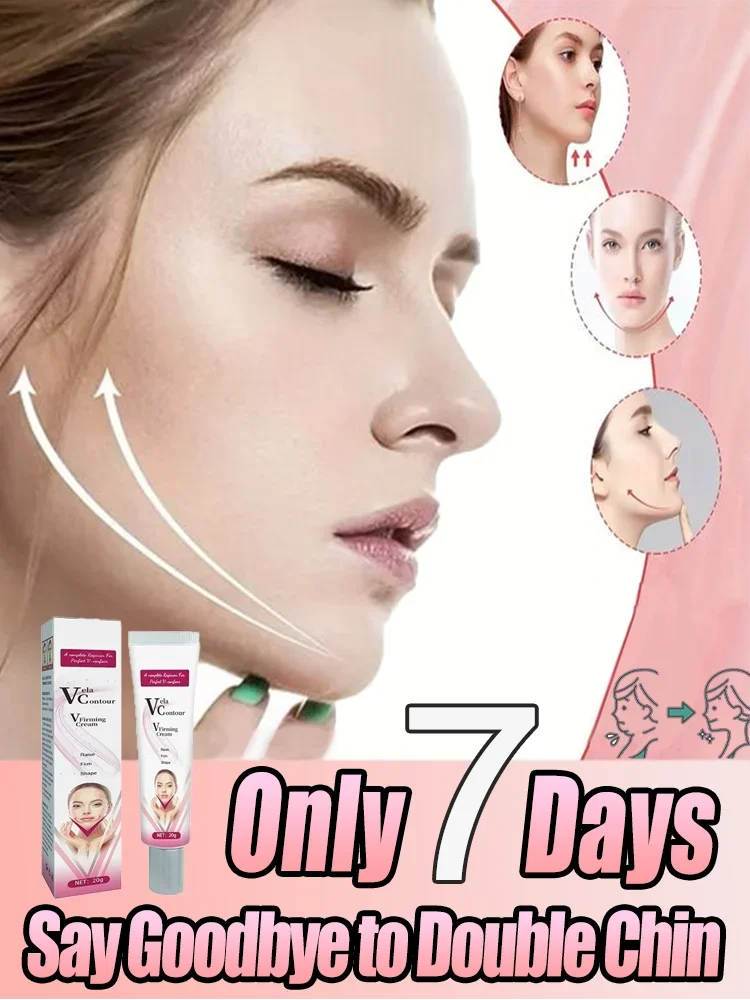 

V-Shape Face Cream Reduce Face Puffiness Double Chin Eliminate Slimming the Face Shaping Massage Lift Tighten Skin Serum