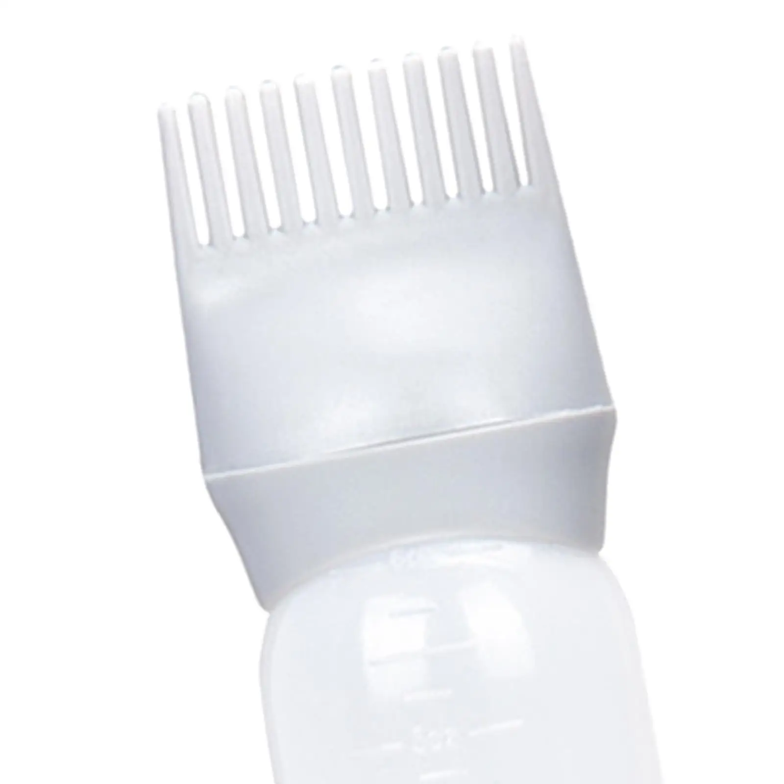 120ml Root Comb Bottle Perming Tools, Empty Hair Coloring Dyeing Dispensing Container Hair Dye Brush.