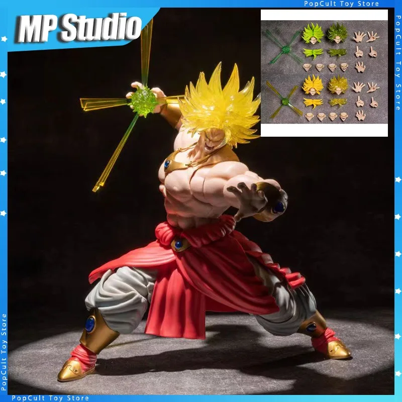 

MP Studio Dragon Ball SHF Broly Action Figure Accessories Pack To Suit The Beast God Broly Fenrier Collection Green Yellow Toya