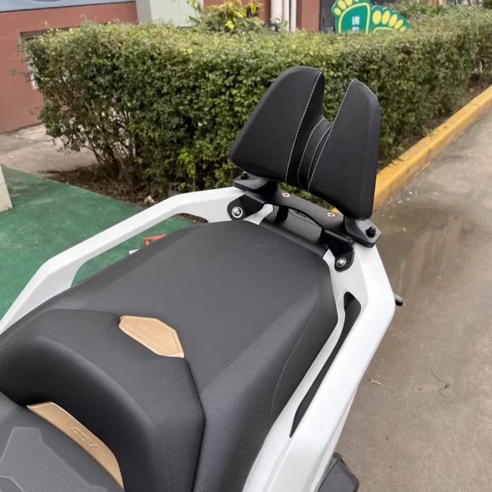 For Zontes 368G Modified Rear Passenger Backrest, Lumbar Support Pad No Drill Direct Installation Scooter Comfort Mod Accessorie
