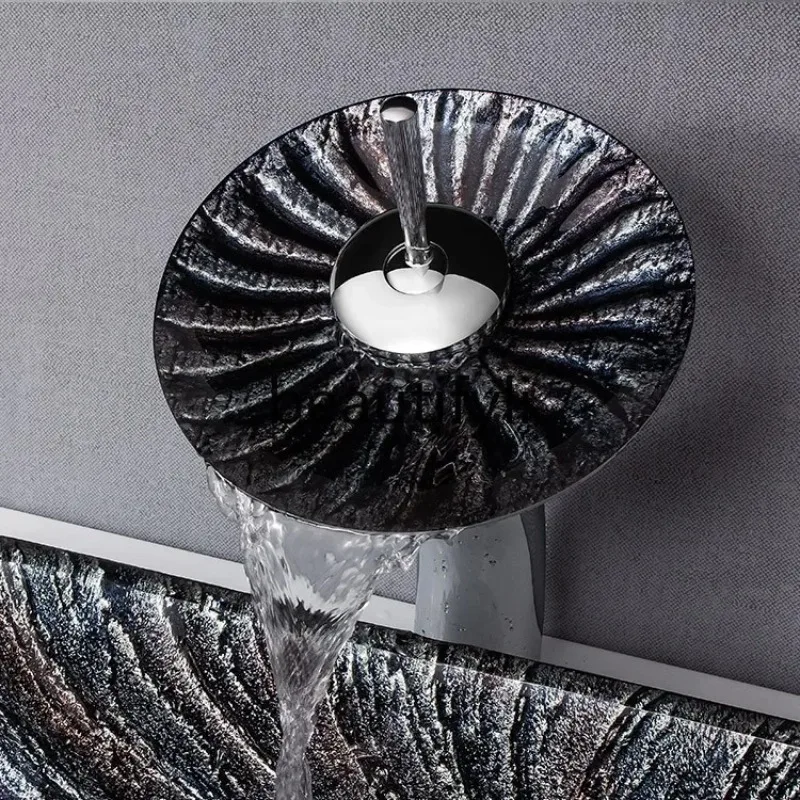 f156 Nowoczesna, prosta umywalka, europejska sztuka rzemieślnicza, umywalka stołowa z hartowanego szkła, prostokątna