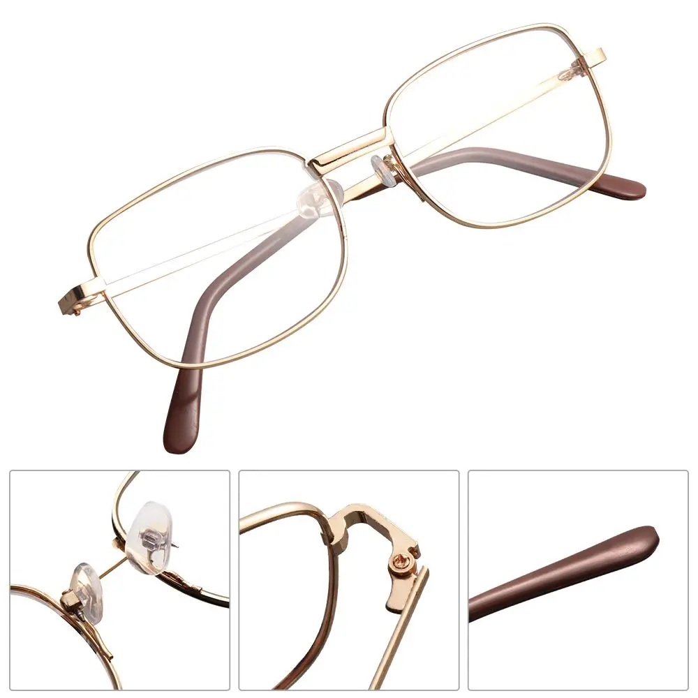 New Fashion Eye wear Metal Flexible Portable Reading Glasses Eyeglasses +1.00~+4.0 Diopter Vision Care