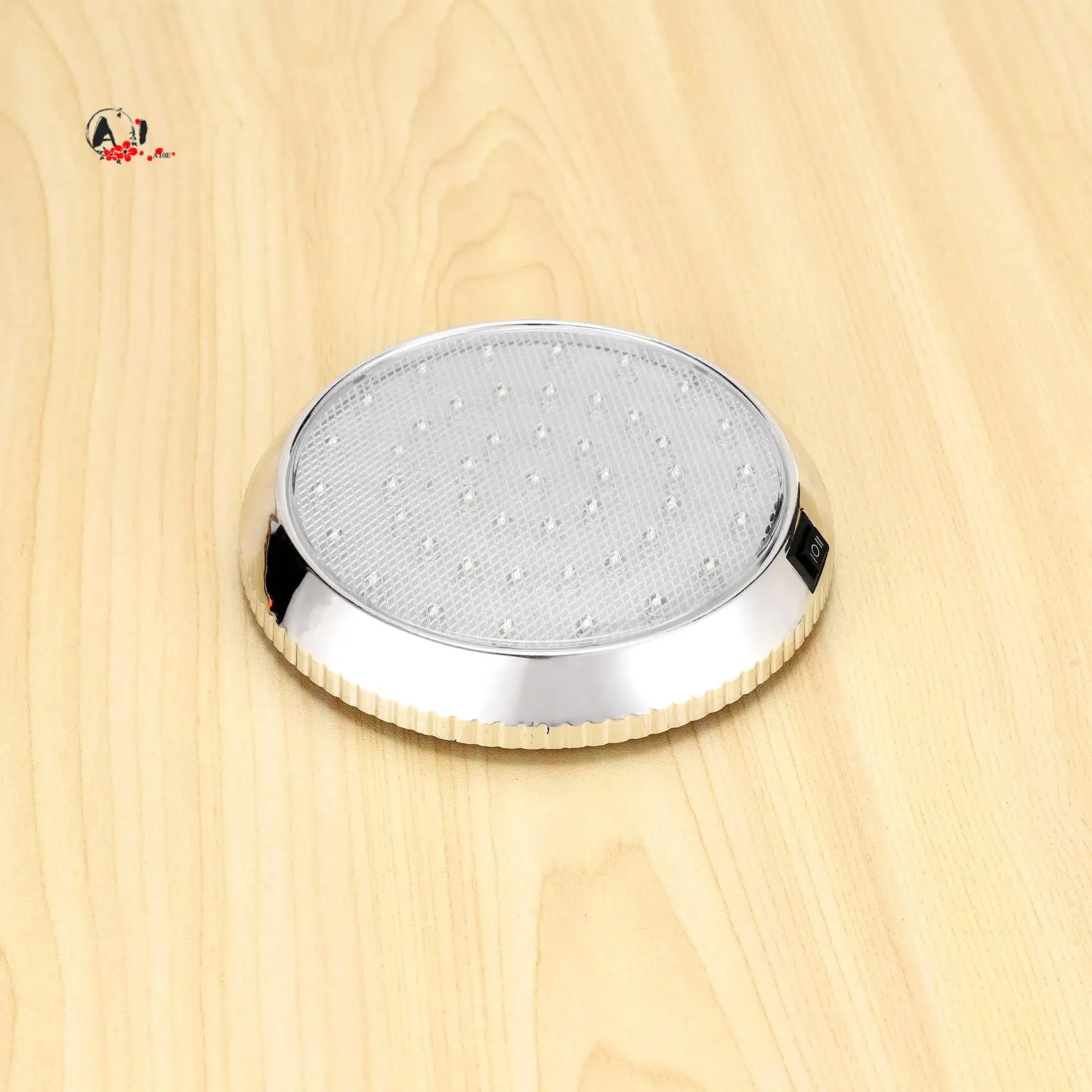 A10E-12V Car Round Ceiling Dome Roof Interior Light Boat Rv Surface Ceiling Light