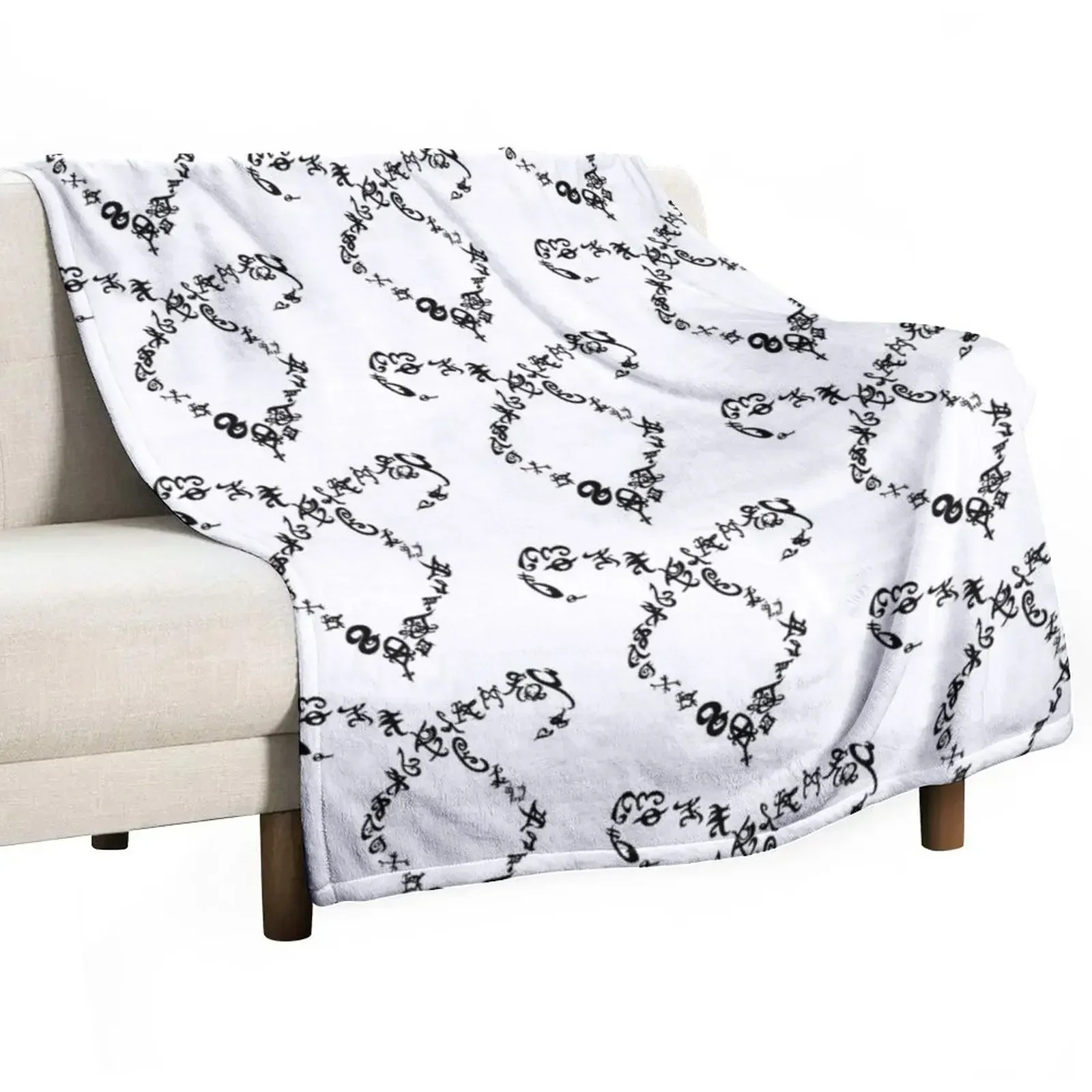 

Shadowhunter Rune Fray Throw Blanket Bed covers sofa bed Luxury Blankets