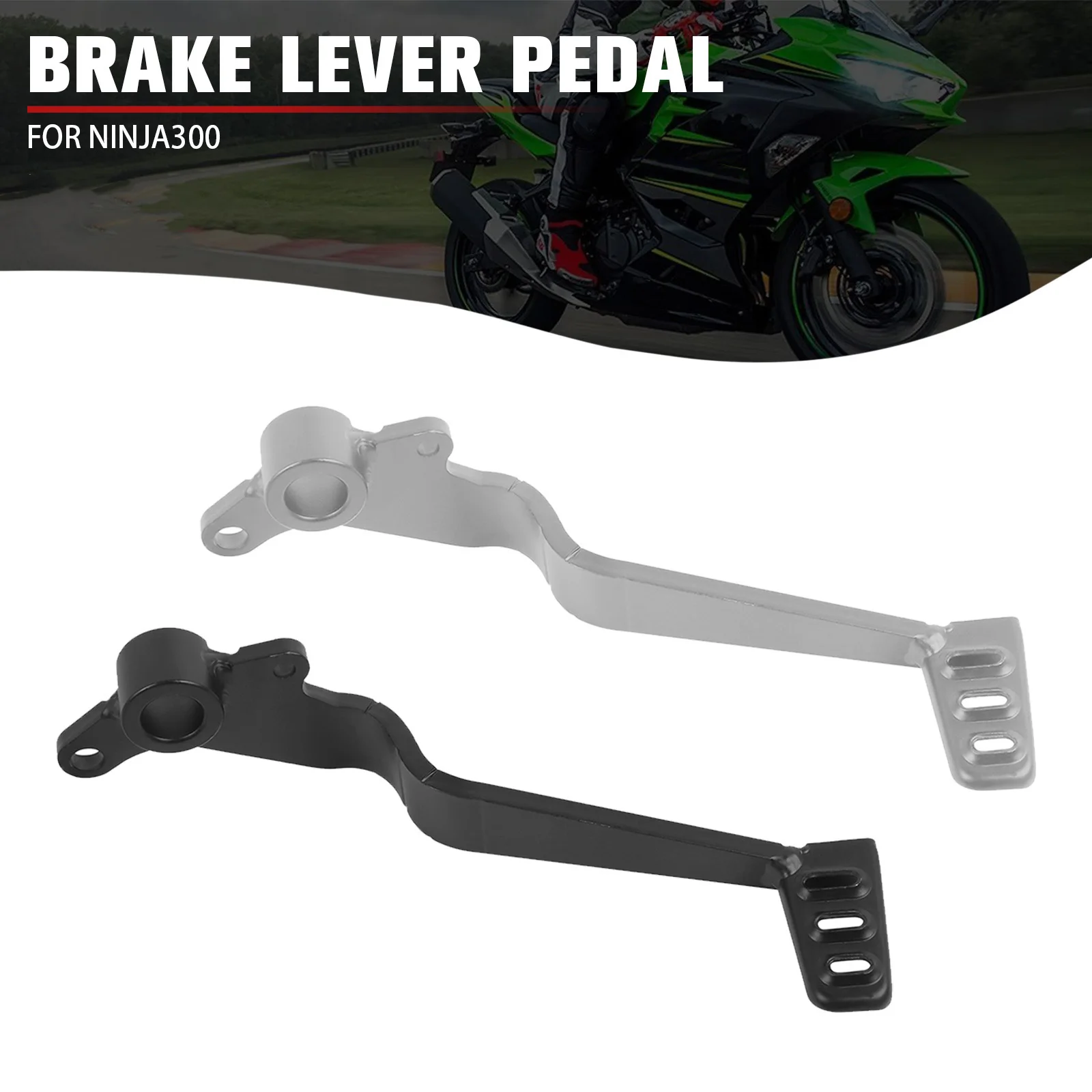 For Kawasaki Ninja 250R 300 NINJA300 250 EX250 300 2008-2018 Z250SL Z300 2015-2017 Motorcycle Rear Foot Brake Pedal Lever