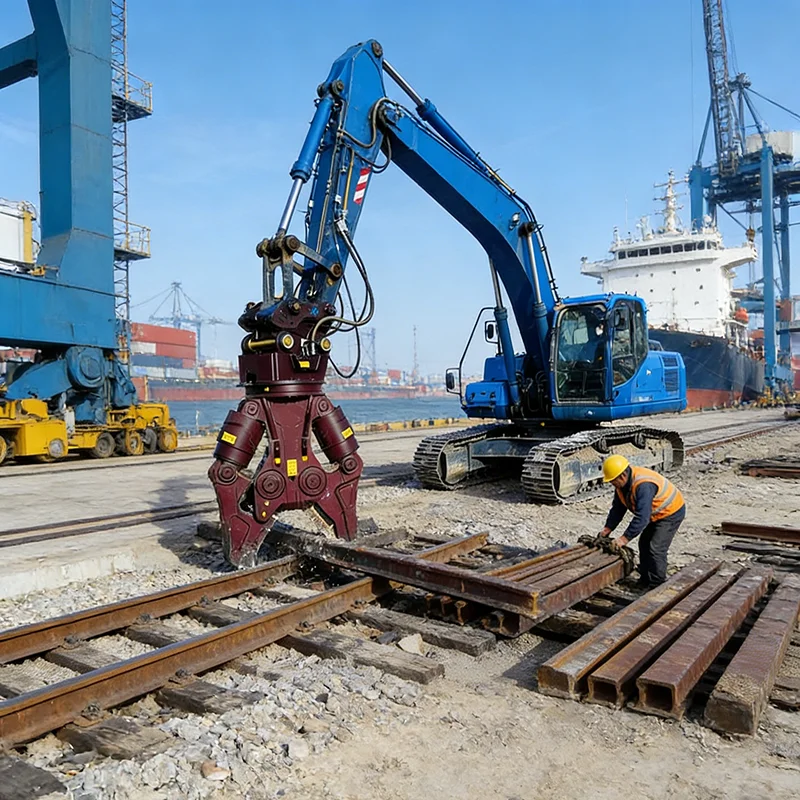 Customized Hydraulic Shear For Excavator,Scrap Metal Shear Dismantling Equipment For Construction Site Waste Steel Processing