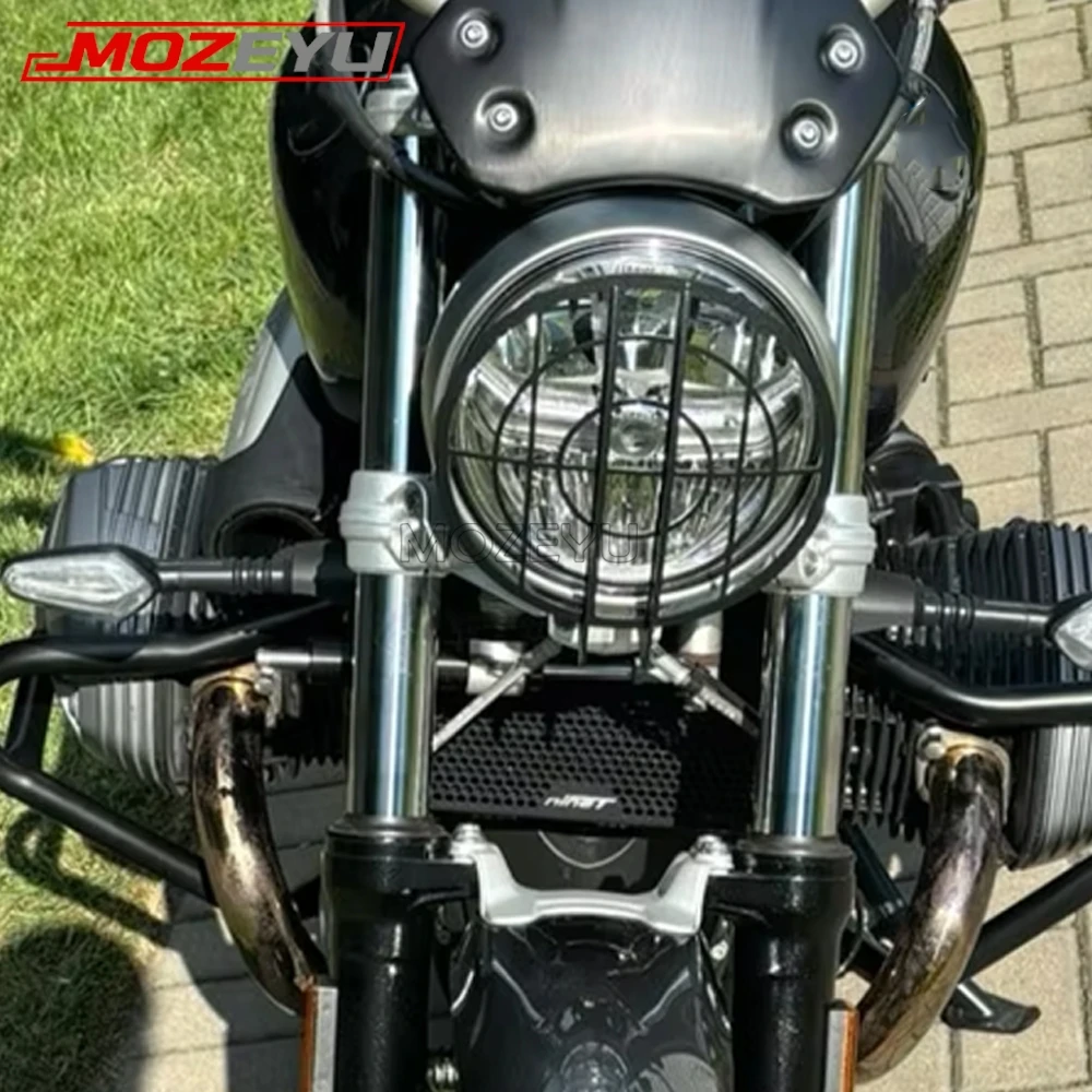 

For BMW R NINE T RNINET R9T R 9 T Racer Pure Urban Scrambler 2014-2026 Headlight Guard Protector Grille Grill Cover Motorcycle