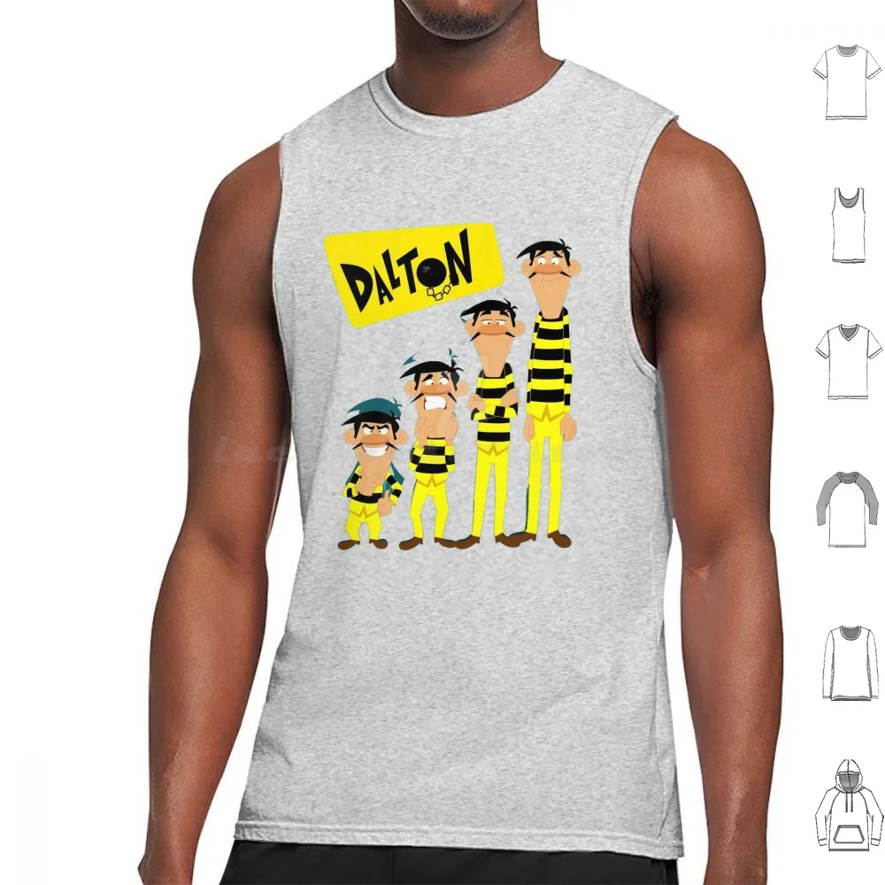 The Daltons Regatas Colete Sem Mangas Dalton Brothers Lucky Luke Comics The Dalton Brothers Dalton Brothers The
