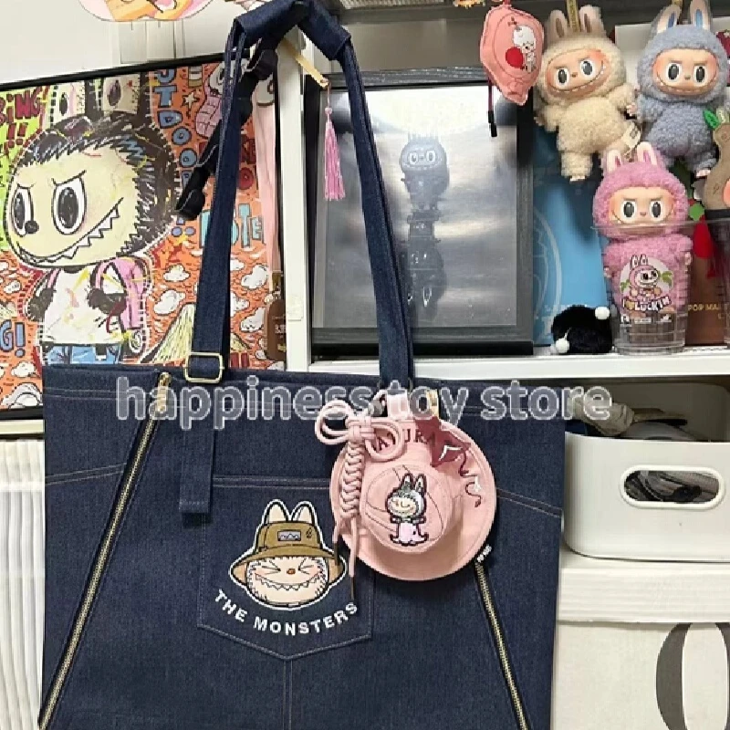 Labubu Spring Wilderness At Home Denim Shoulder Bag Iphone 15 Promax Phone Case Rain Boots Surround Skirt Bag