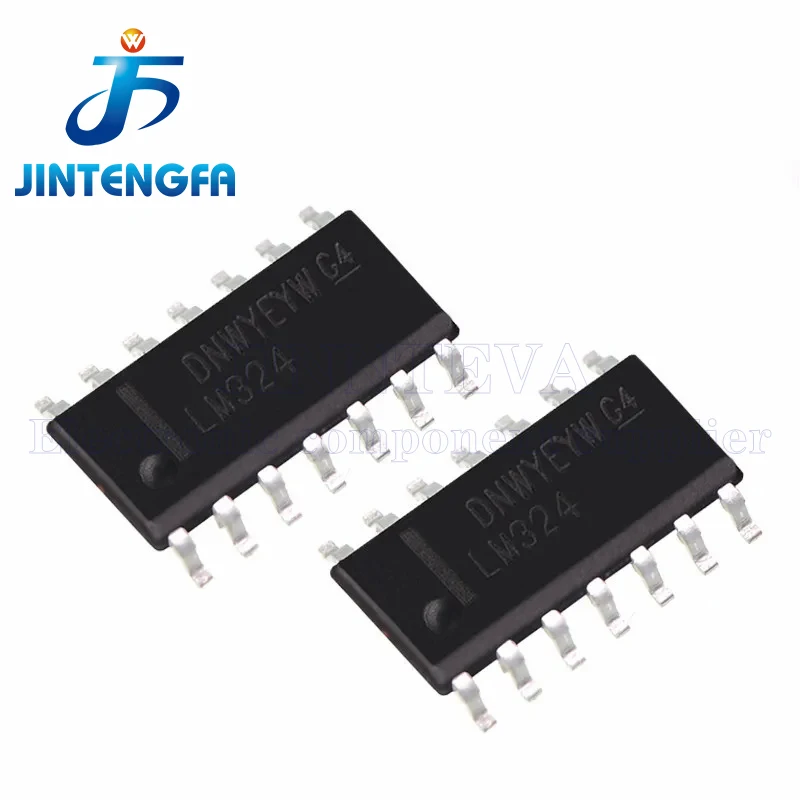 10PCS LM324A LM324ADR LM324AN LM324 LM324ADR2G DIP-14 SOP-14 Single Supply Quad Operational Amplifiers SMD IC Chip