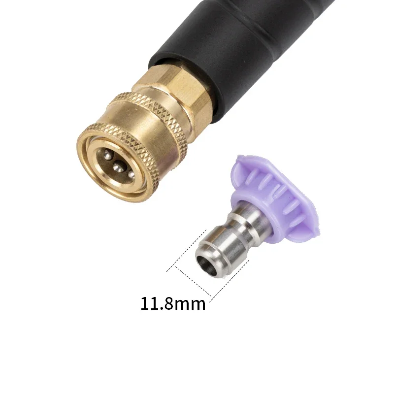 1pc New Pressure Washer Low Pressure Mist Nozzle Tips for Plant 4-direction Water Discharge Nozzle With 1/4 Inch Quick Connector image 3